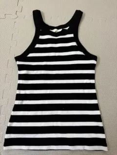 H&M ストライプタンクトップ S