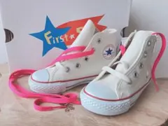 【CONVERSE】16ｃｍ コンバース オールスター 3C186 白 替え紐付