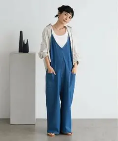 フリークスストア　デニムサロペットM