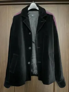 HARE　ニットラインベロアジャケット　トラックジャケット　短丈アウター