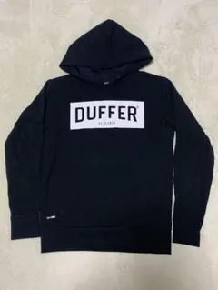 DUFFER ブラック パーカー フード付きのサムネイル