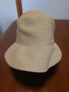 ストローハット ベージュ 麦わら帽子 レディース 日よけ 夏 帽