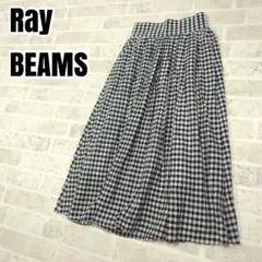 Ray BEAMS　レイビームス　ギンガムチェックスカート　サイズ0のサムネイル