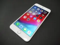 iPhone6Plus本体128GB液晶綺麗シルバーau完動品白ロム判定〇