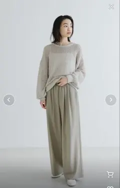 アーバンリサーチドアーズ　タックパンツ　36 ベージュ