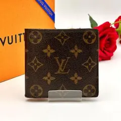 ルイヴィトン モノグラム 二つ折り財布 ポルトフォイユ マルコ 折り財布 良品
