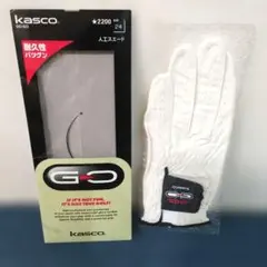 【新品】キャスコ ゴルフグローブ GO 24cm ホワイト 左手用 1枚のサムネイル
