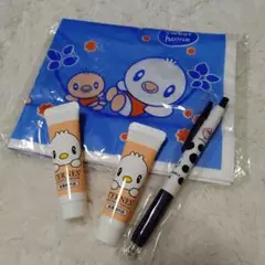 キャラクターグッズセット（クリーム・ペン・袋）