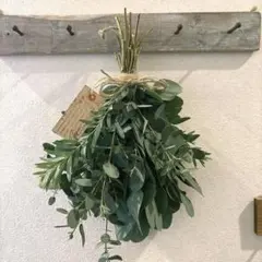 ユーカリポポラス、グニー、ブルーブッシュのスワッグ☆縦約30センチとミニスワッグ