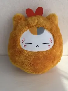 夏目友人帳 ニャンコ先生 だるま ぬいぐるみ ふくよこい 赤 未使用タグ
