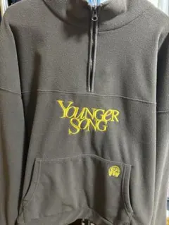 Younger Song ダークグレー パーカー
