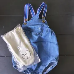 最終お値下げ*【おまけつき】polo babyサロペット 80サイズ