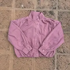 gap ツイルバブルジャケット M ピンク 短丈のサムネイル