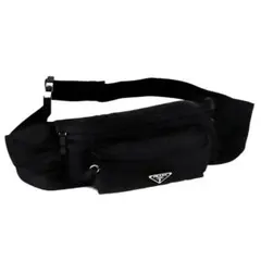 ※美品※ PRADA ブラック ボディバッグ PRADA（プラダ） 【超美品】プラダ ナイロン ボディバッグ ウエスト