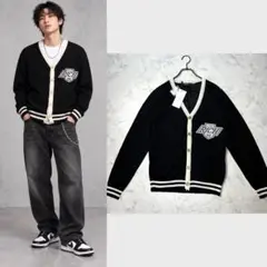 新品 タグ付き JOYRICH カーディガン ブラック 金ボタン M