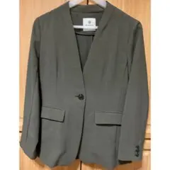 ナノユニバース ドライタッチ ライト ノーラペル ジャケット 長袖のサムネイル