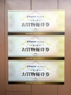 YAMADA ヤマダ電機 株主優待券 13,000円分(500円券×26枚)