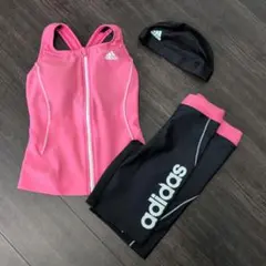 adidas レディース 水着 セパレート スイムキャップ付き Sのサムネイル
