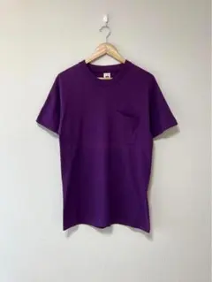 80s 90s USA製 フルーツオブザルーム ポケT ビンテージ フェード