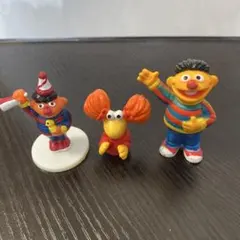 ヴィンテージ　セサミストリート　フィギュア　3体セット