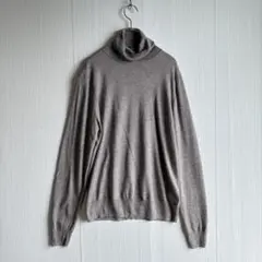 ZARA レディースニット　タートルネック　ウール混　L グレー