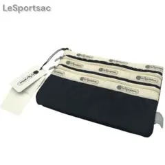 新品 LeSportsac レスポ ジョンマスターオーガニック 3ジップポーチ