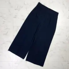 ZARA ワイドスラックスパンツ ブラック サイズL*PD773
