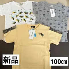 【新品】　クレードスコープ半袖Tシャツ　恐竜柄100㎝　その他ブランドTシャツ