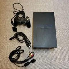 【ジャンク品】PlayStation 2 本体 ブラック コントローラー付き