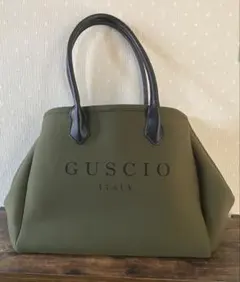 GUSCIO ITALY トートバッグ カーキのサムネイル
