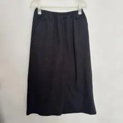 サマンサモスモスブルー　スカート　フリーサイズ　ダークグレー