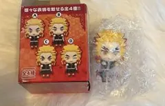 ナムコ限定　ちょこっとひっかけフィギュアぷち　煉獄さんがいっぱいのサムネイル