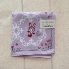 【新品＆超美品】JILLSTUARTメゾピアノハンカチ（パープル）のサムネイル