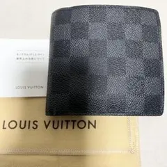 ルイヴィトン ダミエグラフィット ポルトフォイユマルコ 二つ折り財布