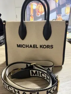MICHAELKORS MIRELLAキャンバストート/2WAYショルダーバッグ
