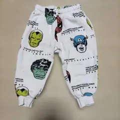 【美品】ZARAキッズ ズボン 裏起毛 MARVEL 104