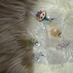 おじゃる丸　めじるしアクセサリー　全5種コンプリート　ガチャ　コンプ