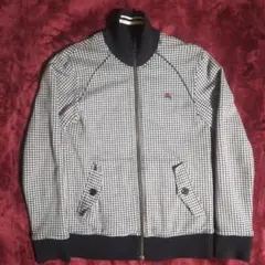 BURBERRY BLACK LABEL千鳥柄リバーシブルホース刺繍サイズ2M