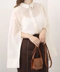 one after another NICE CLAUPマルチWAYシアーシャツ