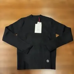 新品未使用　KIRSH ブラックリブ編みセーター サイズ2 キルシー