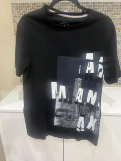 Armani Exchange アルマーニエクスチェンジ　メンズ　黒Tシャツ S