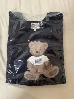 MARITHÉ W DOODLE BEAR Tシャツ　くま　クマ　ネイビー　Sのサムネイル