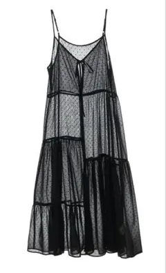 新品　アメリカンホリック ティアードドットキャミワンピース