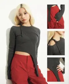 LAGUAGEM　　NECK STRING CUT TOPSのサムネイル