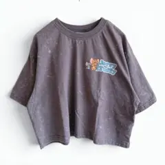 トムとジェリー Tシャツ 150サイズ グレー ショート丈 お腹見せのサムネイル
