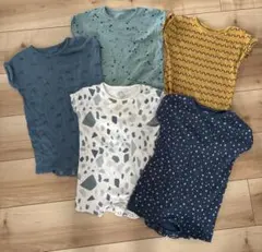 NEXT ネクスト ベビー 半袖 ロンパース5点セット9-12m 80cm