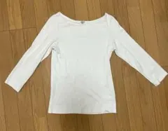 【値下げ】オーラリー イエナ別注 ボードネックTシャツ　ナチュラルホワイト