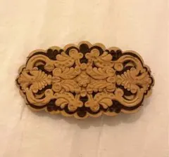 木製　ヘアバレッタのサムネイル