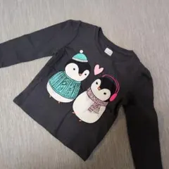 OLD NAVY キッズ 長袖Tシャツ ペンギン柄 12-18ヶ月のサムネイル
