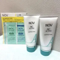 NOV ACアクティブ 洗顔フォーム＋UVサンプルセット まとめ売り